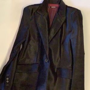 DKNY vintage calf hair blazer
